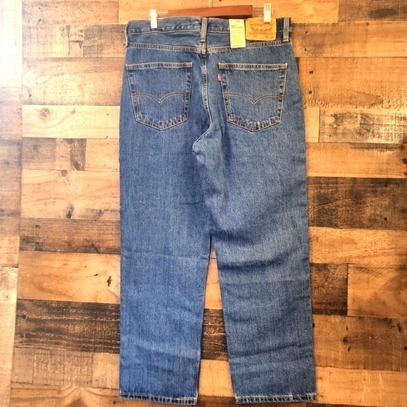 New LEVI'S 550™ RELAXED FIT MEN'S JEANS Sz 34 - Picture 3 of 7